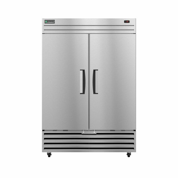 Hoshizaki America Freezer, Two Section Upright, Full Stainless Doors with Lock,  EF2A-FS
